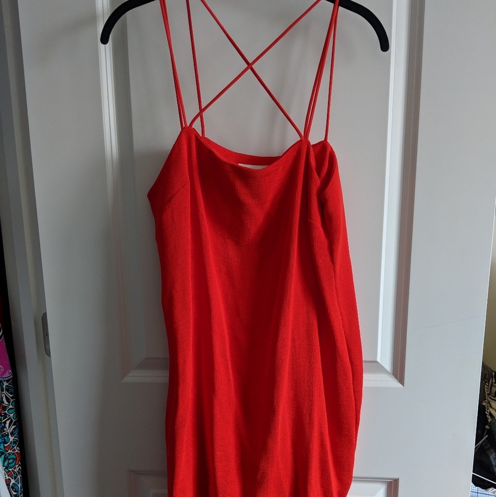 Orange dress